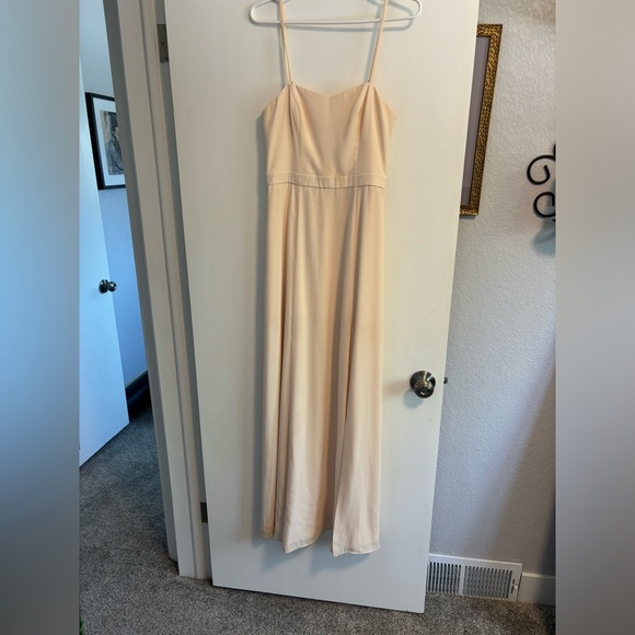 Fame & Partners Neutral Bridesmaids Dress - Picture 1 of 3